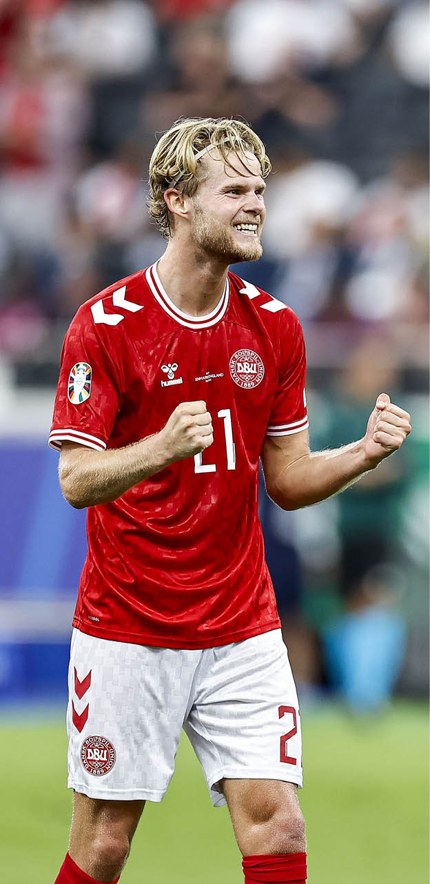 20.06.2024 - EURO 2024 Group match in Frankfurt - Denmark vs. England at Frankfurt Arena - Photo by Anders Kj rbye